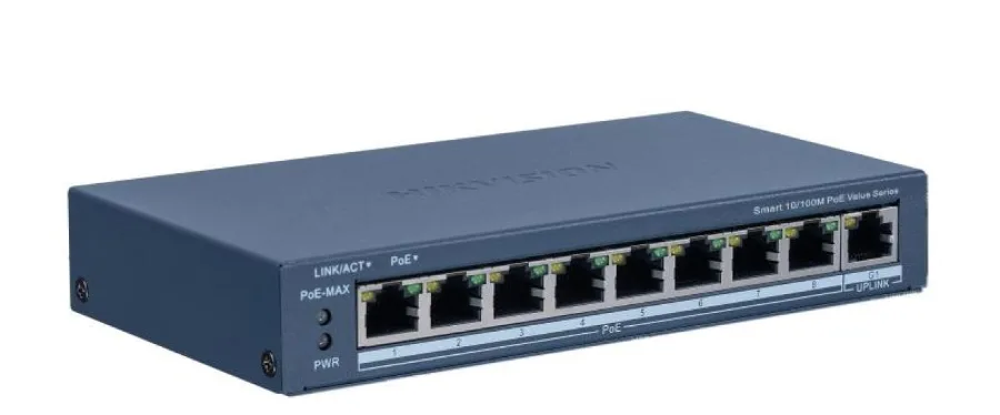 Switch EI，10/100 Mbps, lower POE DS-3E1309P-EI/M