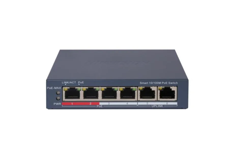 Switch Gerenciavel, 10/100 Mbps, Full POE DS-3E1106P-EI