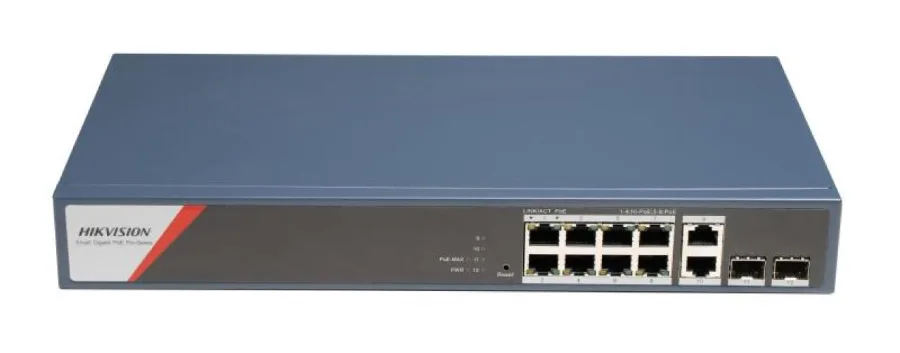 Ultra Series: Smart Managed SI Gigabit, Cloud management DS-3E1512HP-SI-8P2T2F