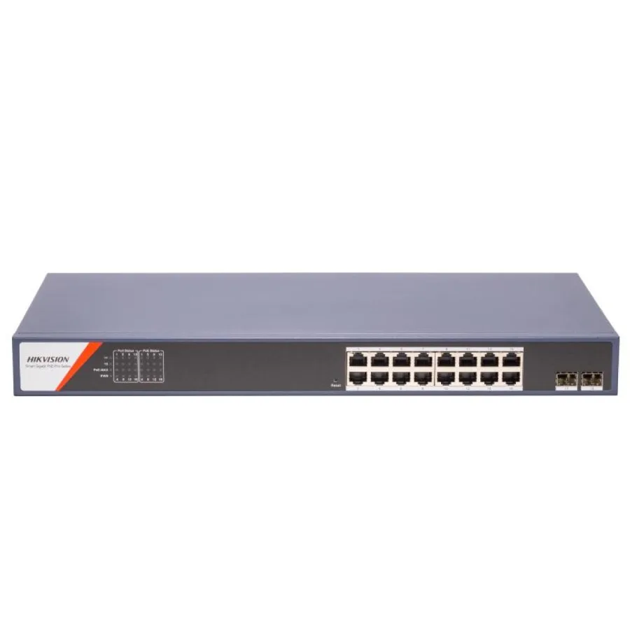 Ultra Series: Smart Managed SI Gigabit, Cloud management DS-3E1518P-SI-16P2F