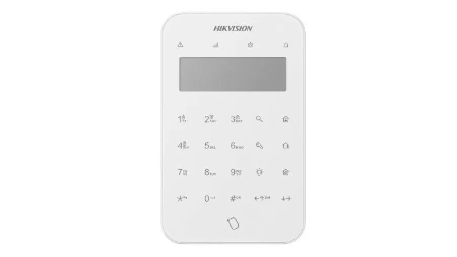 Teclado com LCD Sem Fio DS-PK1-LT-WE