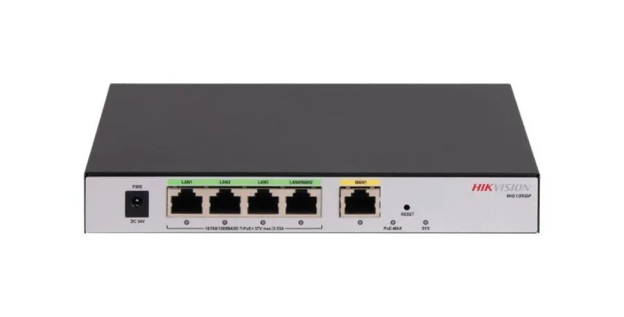 All in One 5 Port PoE AC Router DS-3WG105GP-SI