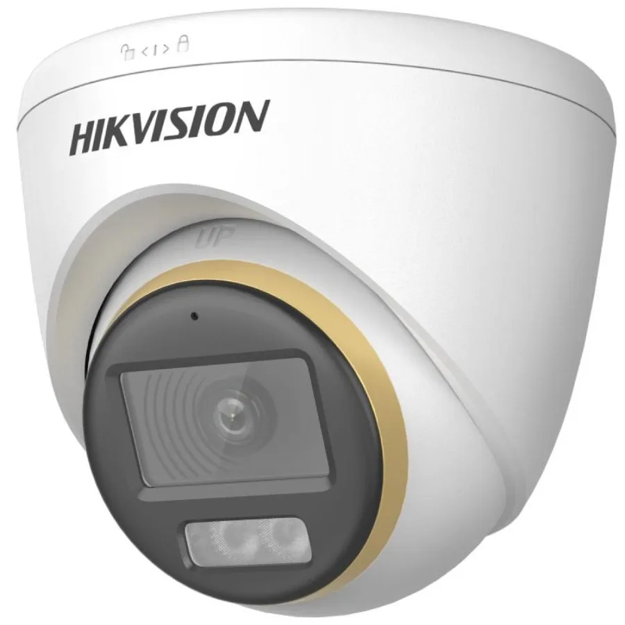 Câmera Analógica ColorVu +luz híbrida DS-2CE72DF3T-LFS(2.8mm)
